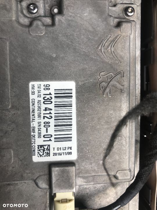 EKRAN NAWIGACJA WYSWIETLACZ  RAMKA CITROEN DS5 EXPERT JUMPY PROACE 9813041280 - 2