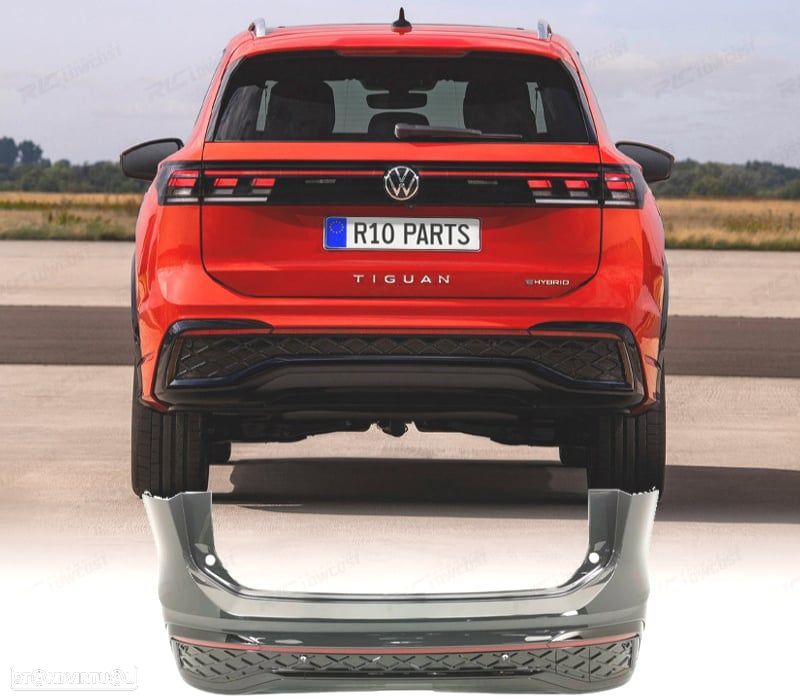 PARA-CHOQUES TRASEIRO VOLKSWAGEN VW TIGUAN R-LINE 24- - 1