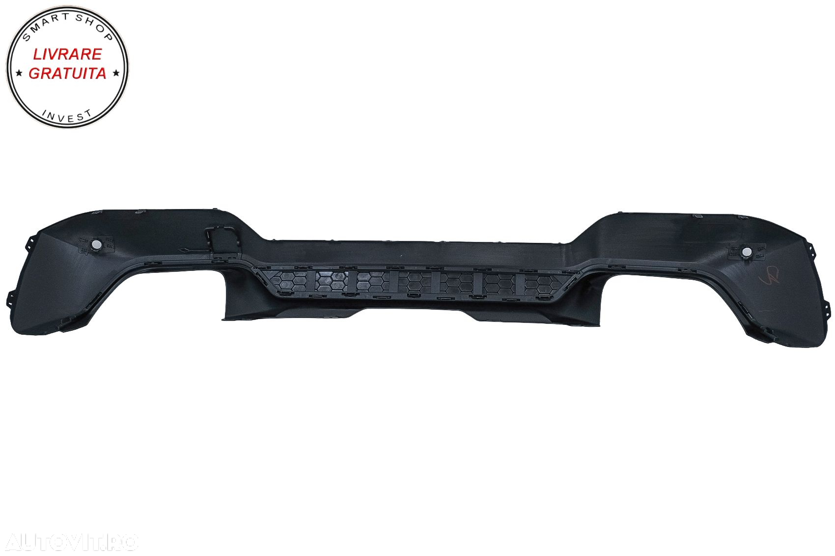 Difuzor Bara Spate Evacuare Dubla cu Ornamente evacuare BMW X3 G01 LCI M-Sport (20- livrare gratuita - 7