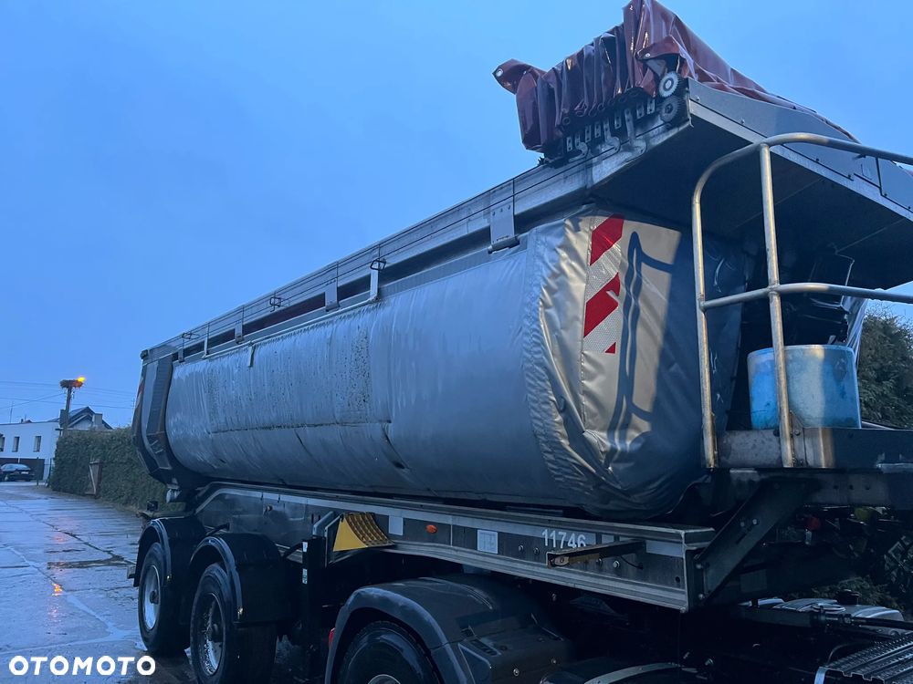 Schwarzmuller K-Serie rynna 4500kg 2 osie Hardox 38t DMC naczepa wywrotka - 7
