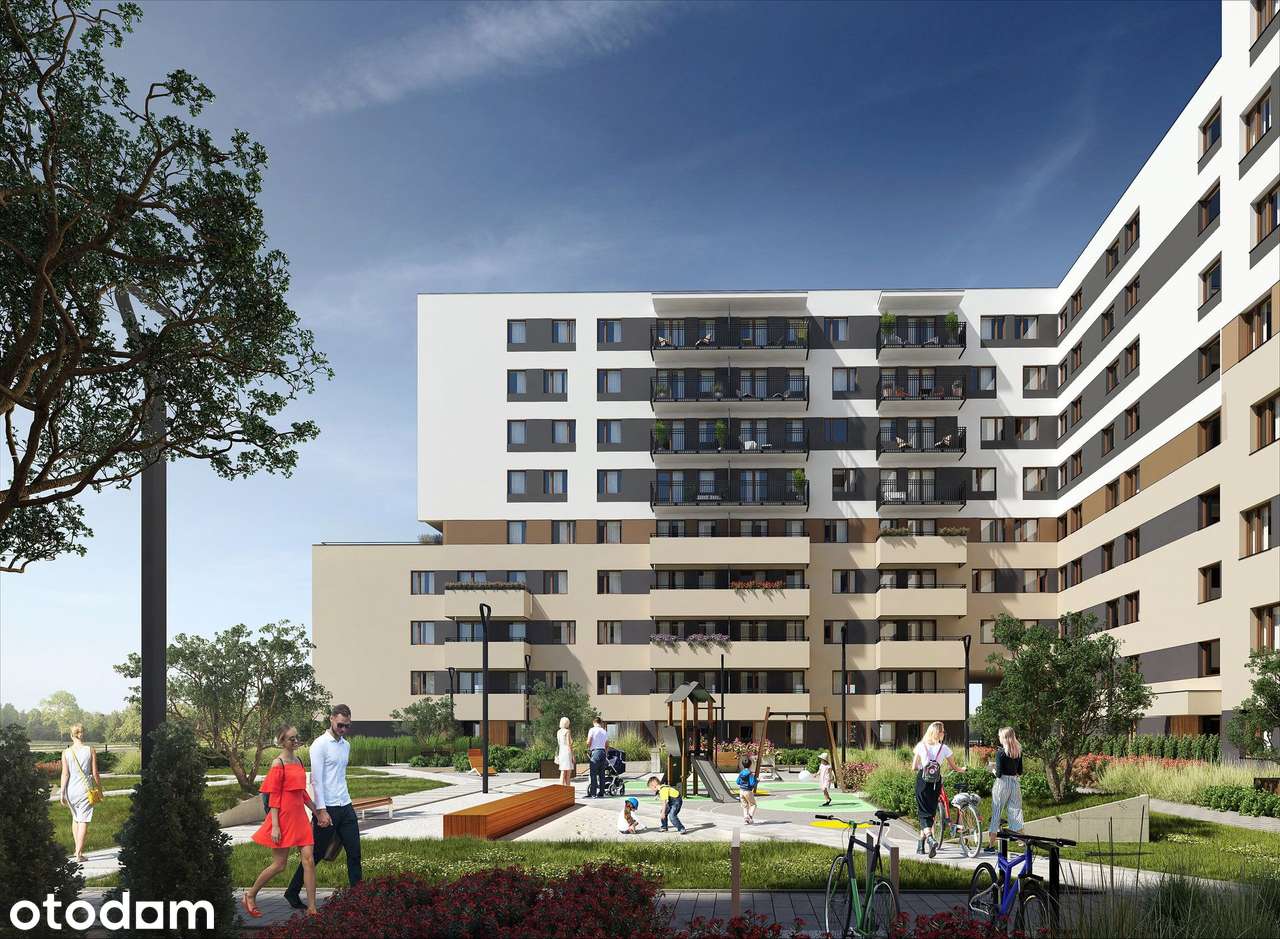 2-pokojowe mieszkanie 42m2 + balkon Bez Prowizji