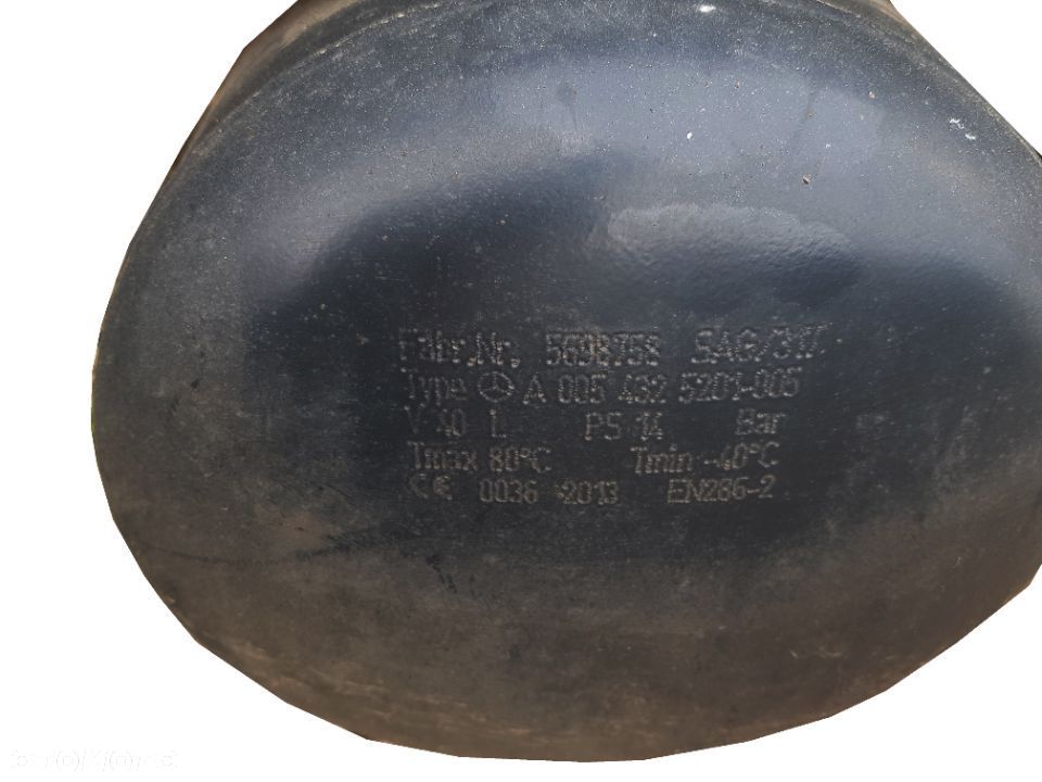 BUTLA ZBIORNIK POWIETRZA 40L MERCEDES ACTROS MP4 EURO 6 A 0054325201 - 2