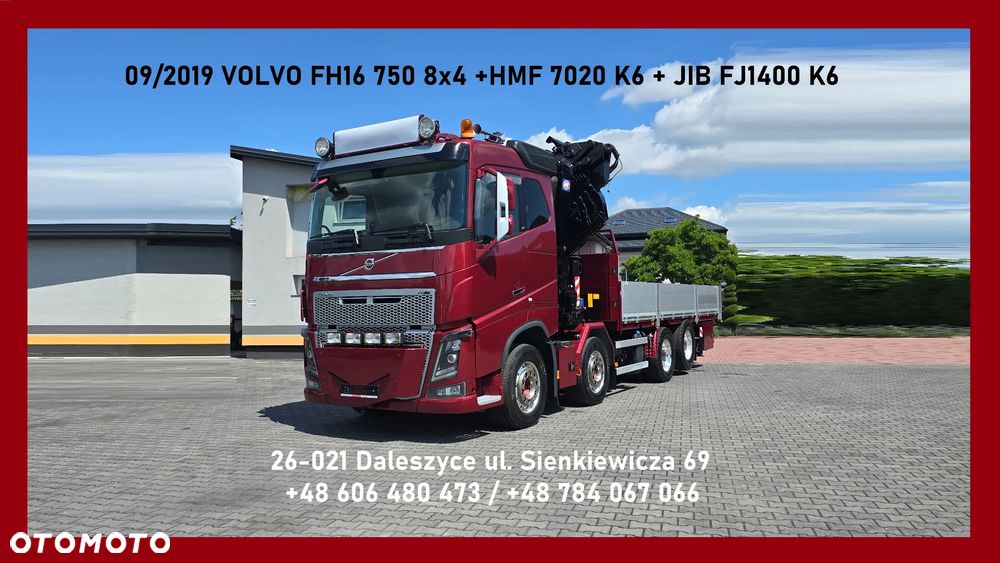 Volvo FH16 750 8x4 + HMF 7020 + JIB - 2