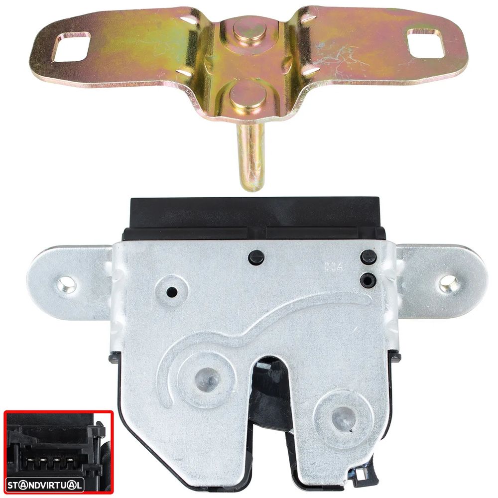 Fechadura fecho porta mala Vw Golf passat polo bora caddy NOVO - 2