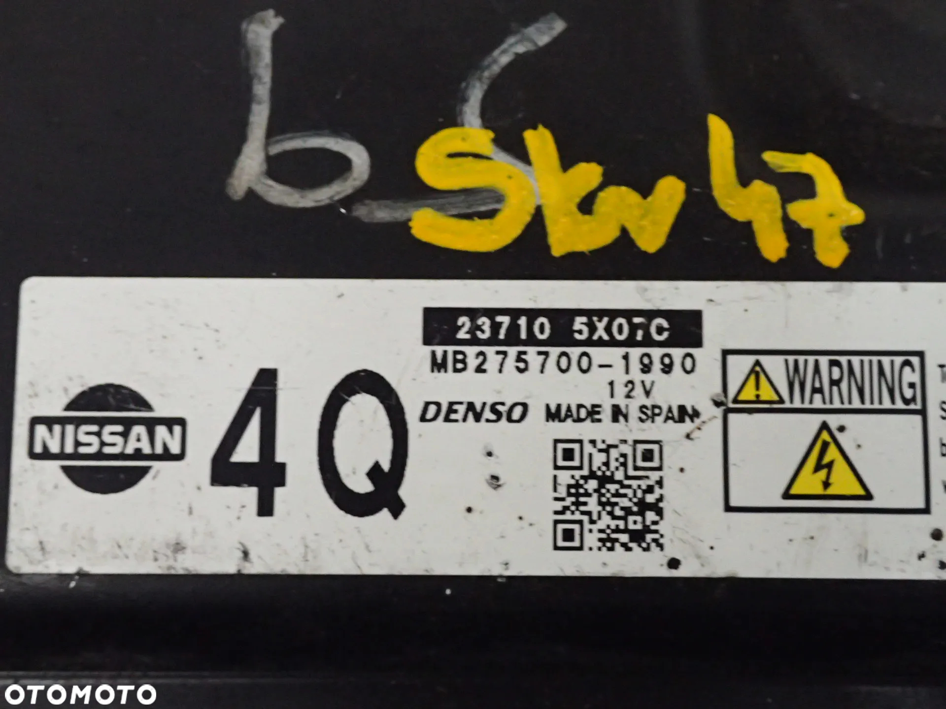 STEROWNIK NISSAN NAVARA 237105X07C MB275700-1990 - 3