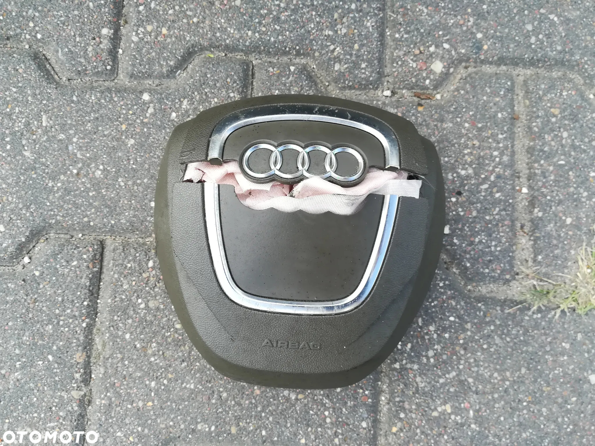 DESKA ROZDZIELCZA, PODUSZKA KIEROWCY, PODUSZKA PASAŻERA PO WYSTRZALE AUDI Q5 8R - 5
