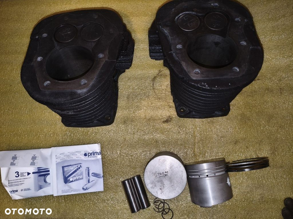 Oryginalne cylindry k750 po szlifie 79.0 z nowymi tłokami