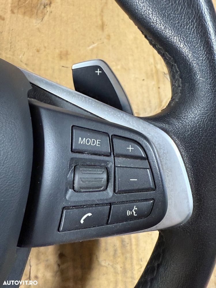 Volan piele cu airbag,comenzi si padele BMW X1 F48 facelift an 2021 stare f buna - 4