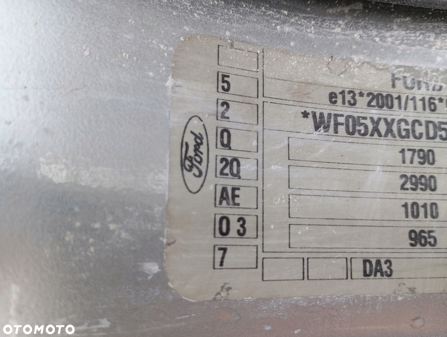 FORD FOCUS II 2 MK2 DRZWI PRZÓD PRAWE SREBRNE O3 03 5D 5DRZWI 2004-2007 - 5