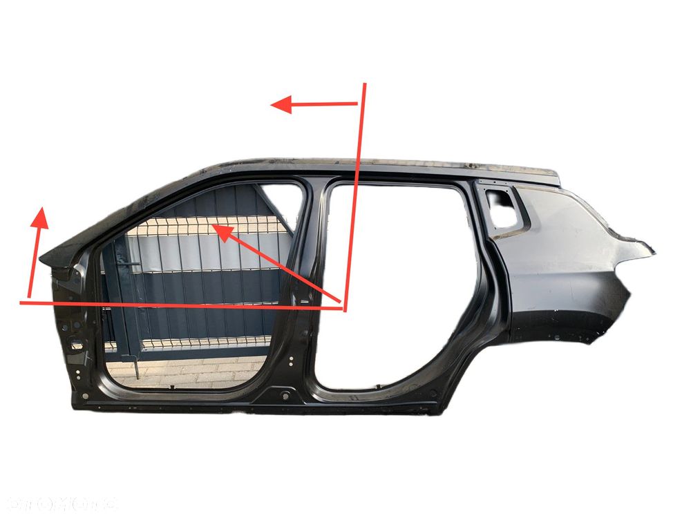 NOWY SŁUPEK LEWY PRZEDNI GÓRNY DACHU JEEP COMPASS II 2 17-26 53479869 - 1