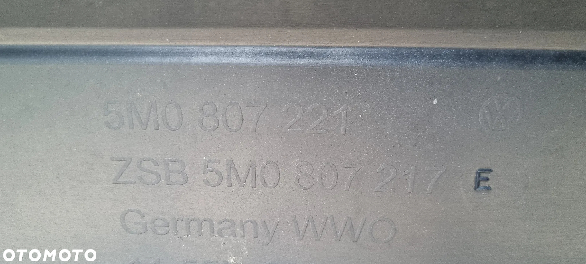 VW Golf V Plus 2005- zderzak przód SPRYSKI oryginał MB125 - 13
