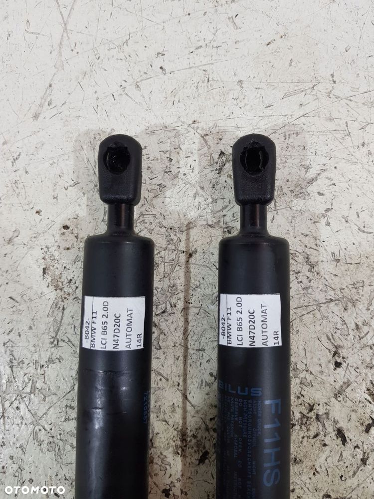 siłownik klapy bagażnika 7210557 lewy prawy bmw f11 lift eur komplet - 4