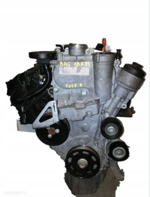 SILNIK SŁUPEK VW GOLF V 5 TOURAN 1.6 FSI BAG AXU BKG - 1