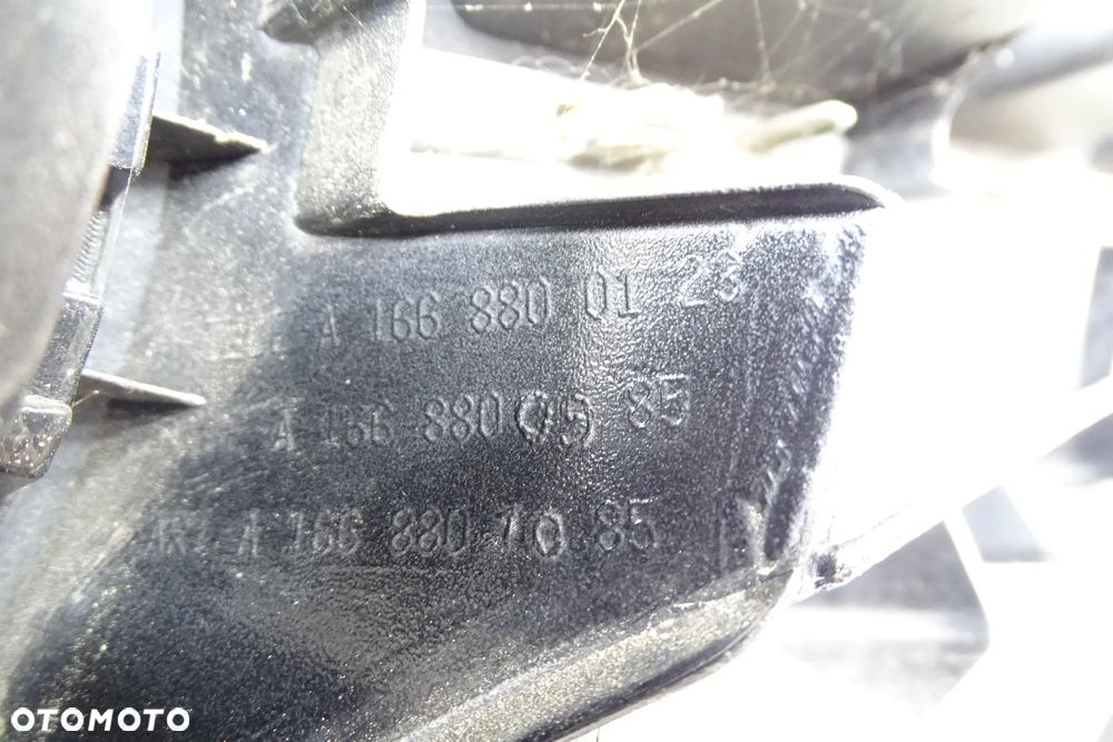 GRILL ATRAPA CHŁODNICY POD RADAR MERCEDES ML W166 A1668800123 - 8