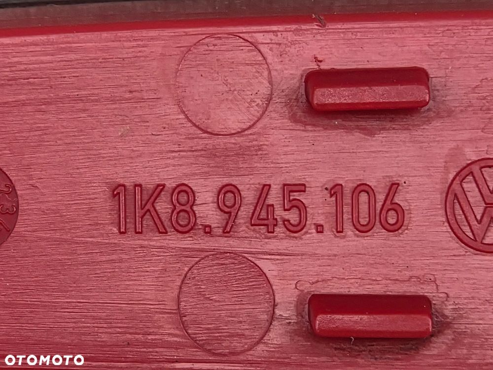 VW SCIROCCO ODBLASK ZDERZAKA TYŁ TYLNY PRAWY ORYGINAŁ 1K8945106 - 3