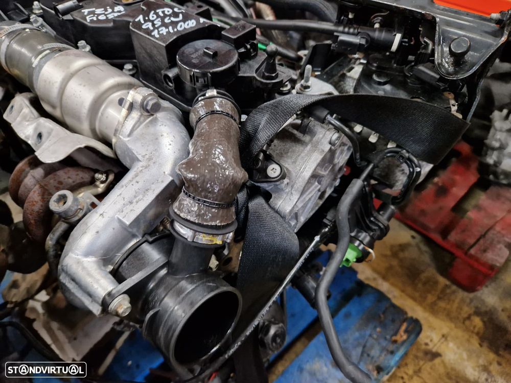 Motor usado TZJA FORD FIESTA 1.6 TDCI 95CV 8V - 4