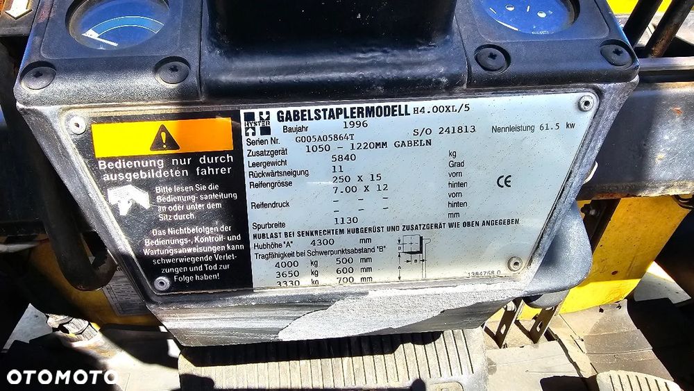 Hyster H4.00 XL/5 - 5