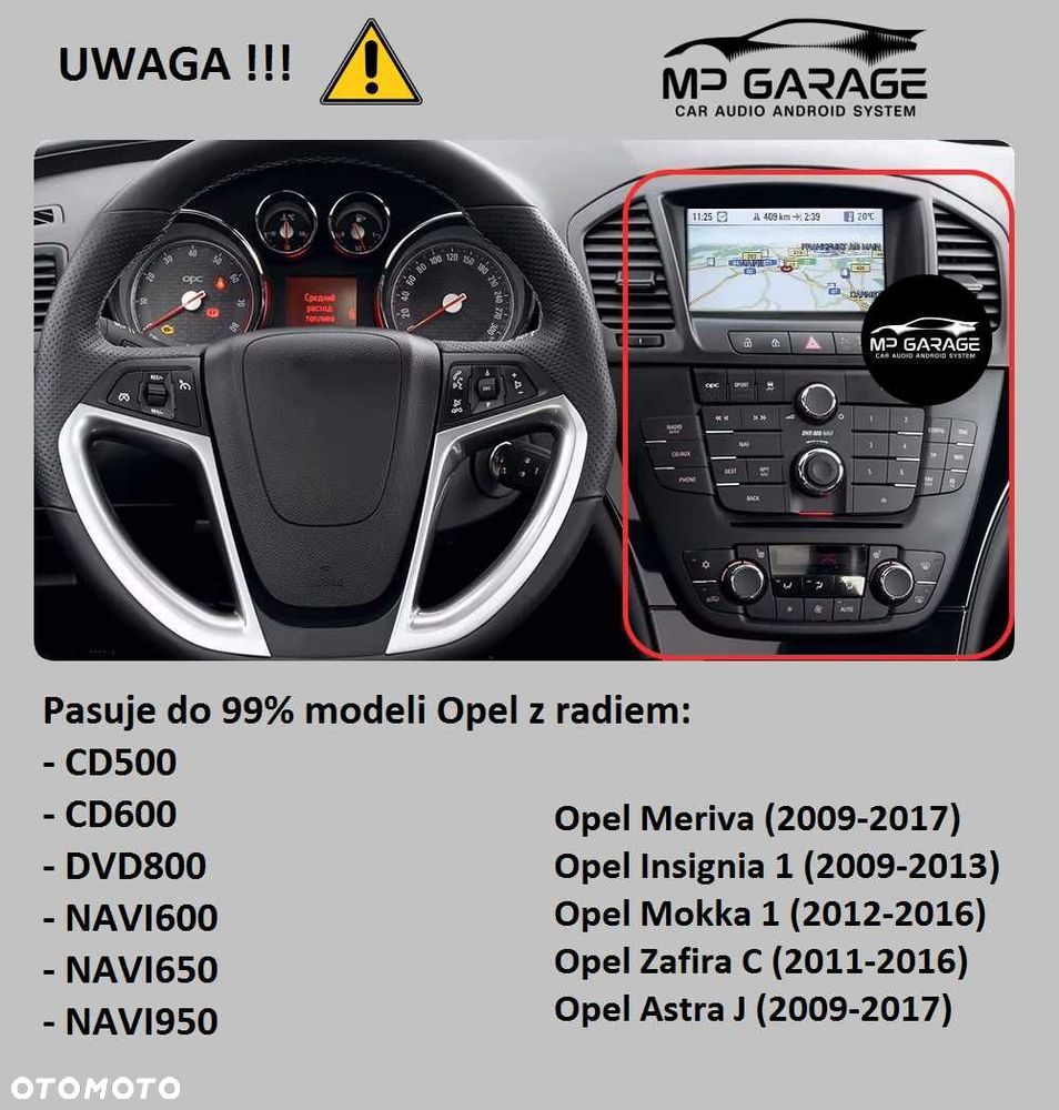 Opel DVD800_NAVI650_NAVI950 Apple CarPlay AndroidAuto Montaż Gwarancja - 2