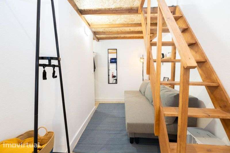 T0 Duplex para Arrendamento | Campolide – Lisboa | 950€/mês - Grande imagem: 4/8