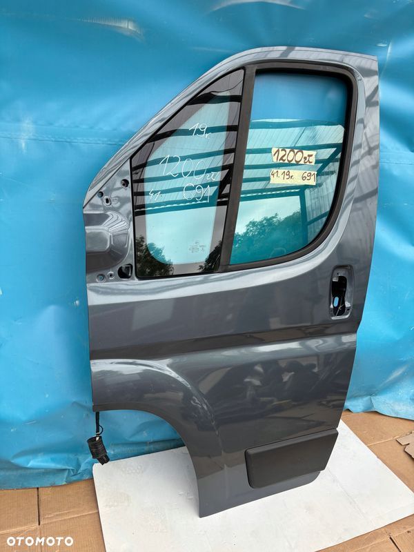 DUCATO JUMPER BOXER 14- drzwi przednie lewe szare 19r przód LEWY kolor 691 - 2