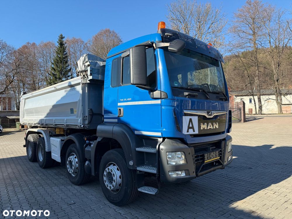 MAN 35.460 TGS wywrotka 8x4, 3-str. MEILLER, BORDMATIC, 250 t.km., TOP! - 4