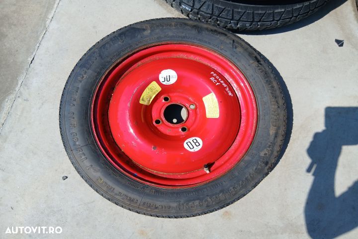 Roata de rezerva slim R16 125/85 R16 125/85 R16 Peugeot 308 T7 [2007 - 1
