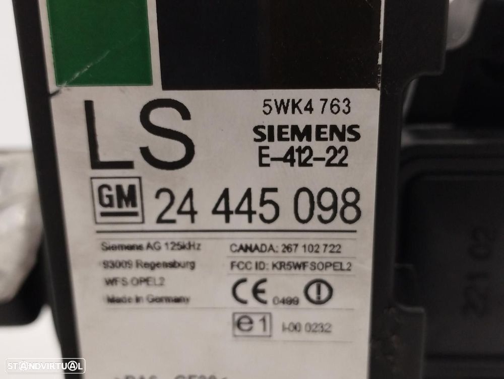 ANTI-ROUBO OPEL CORSA C 2003 - 4