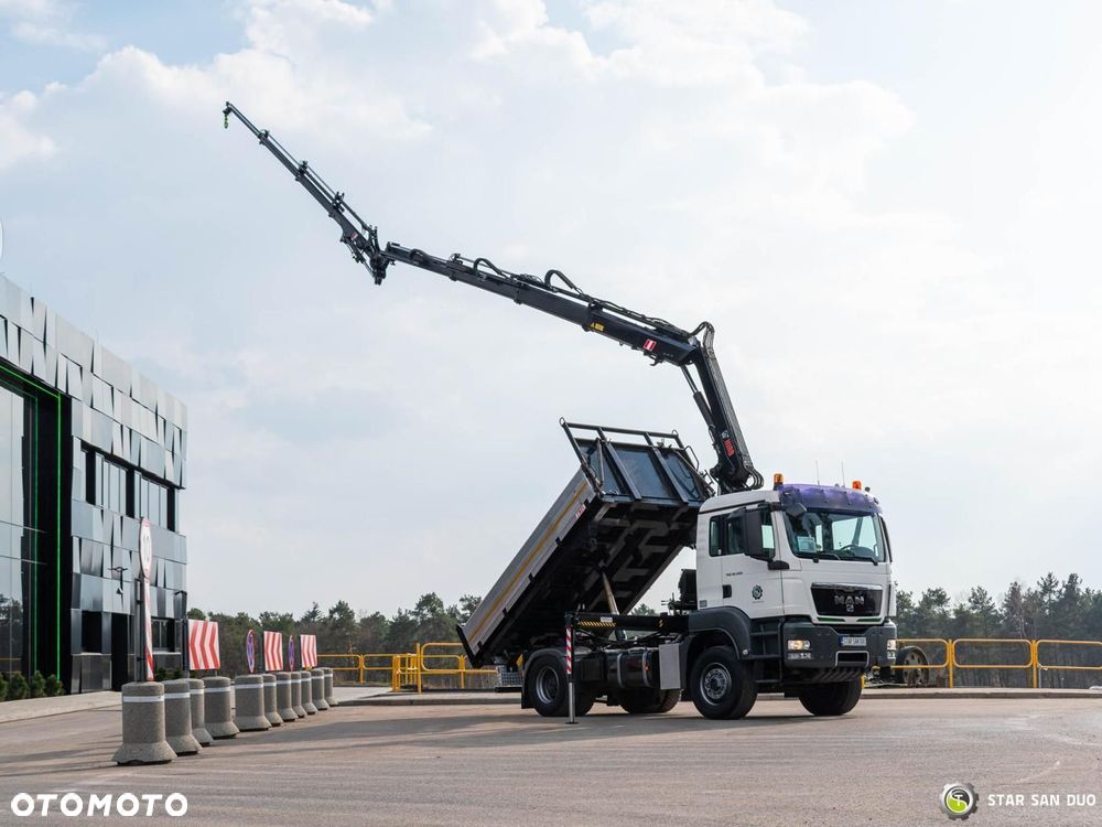 MAN TGS 18.400 4x4 HIAB 144 E-5 Hipro HDS  Żuraw Fly Jib Wywrotka - 10