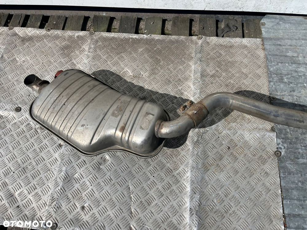Wydech koncowy tlumik srodkowy rura BMW X3 E83 2.0 D M47 ORG KPL BDB - 4