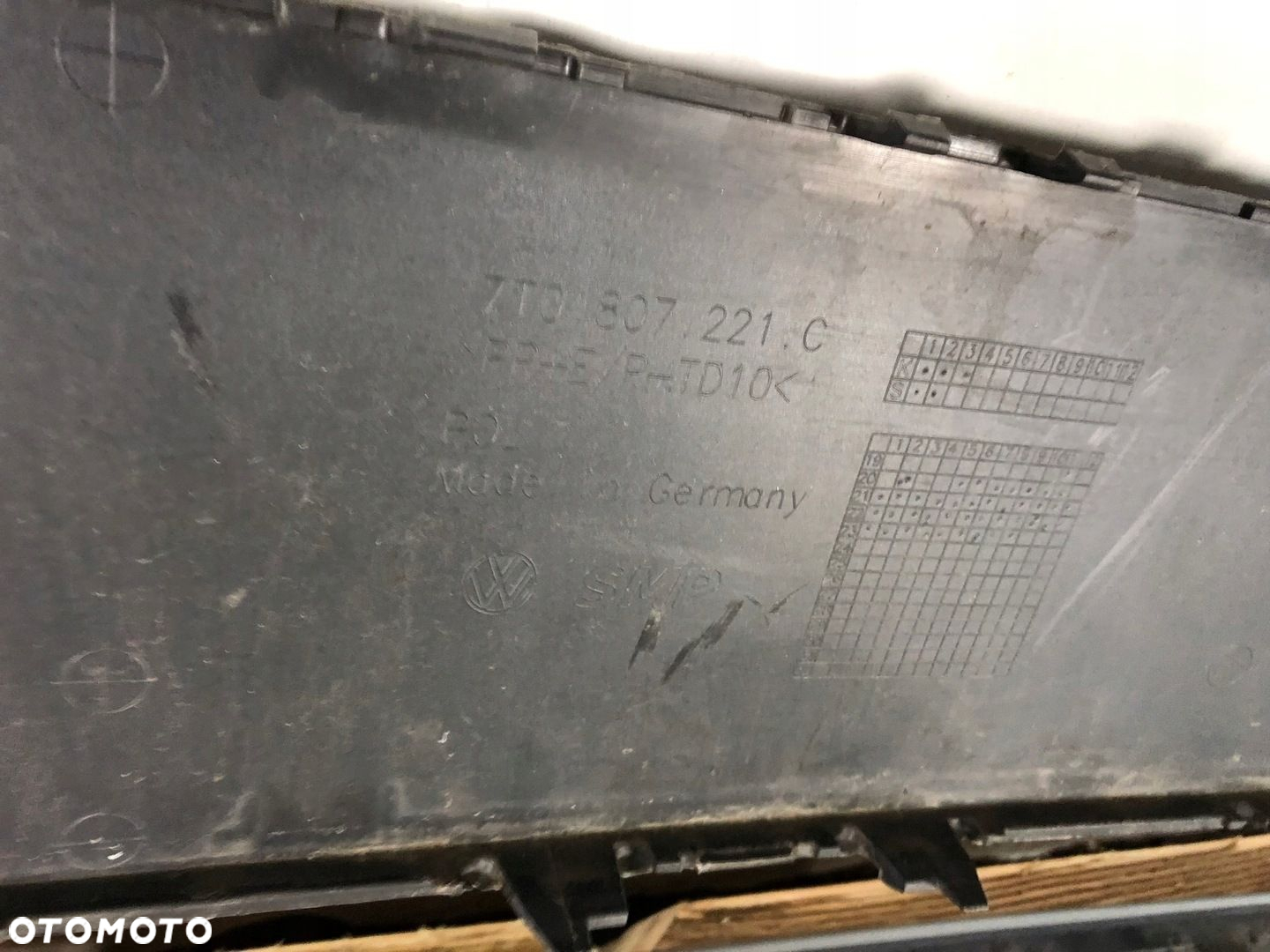 ZDERZAK PRZÓD PRZEDNI VW TRANSPORTER MULTIVAN T7 7T0 7T0807221C 2021- CAŁY - 8