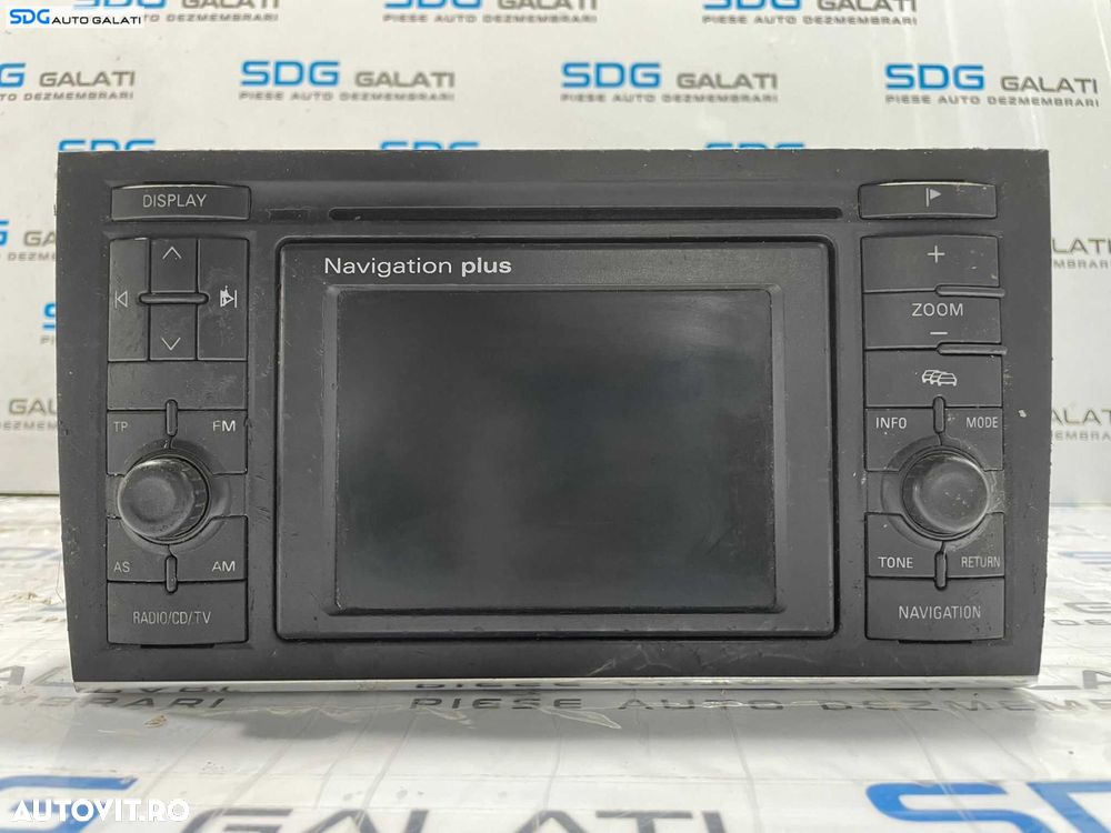 Radio CD Player Navigatie Mare Navigatie Plus Audi A4 B7 2004 - 2008 Cod 8E0035192B 8618842961 [L4699] - 1