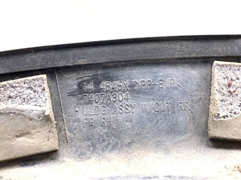 LISTWA BŁOTNIKA TYŁ PRAWA  MITSUBISHI OUTLANDER III (GG_W, GF_W, ZJ, ZL, ZK) 2010 - 2022 2.0 4WD - 3