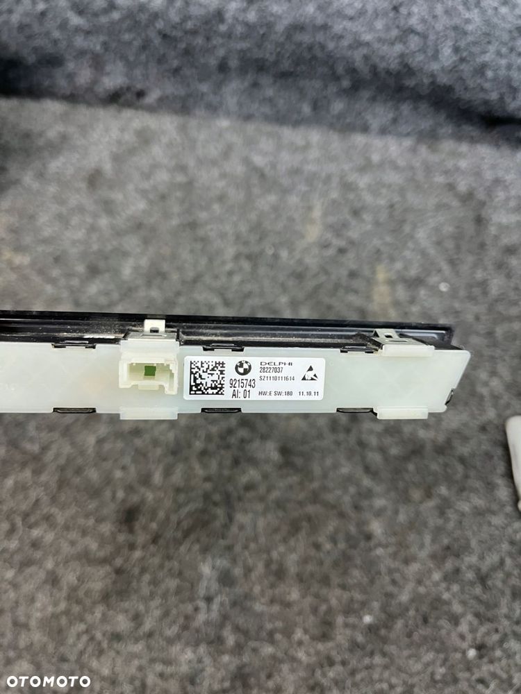 bmw f01 panel pamięci fotela prawy przód 9215743 - 7