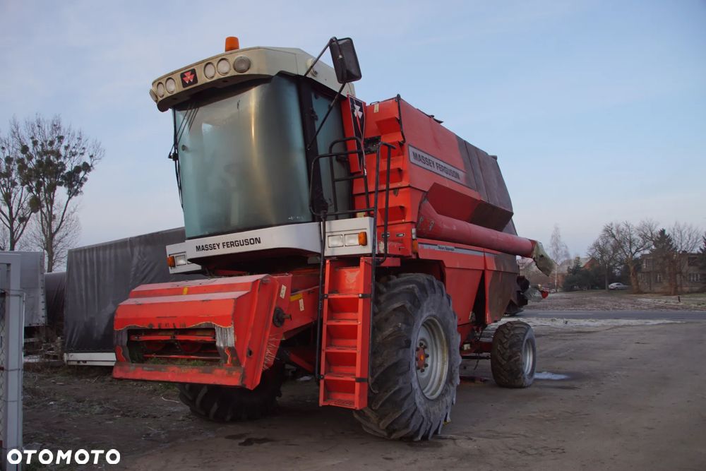 Kombajn na części - Massey Ferguson MF 36 7.6 220 KM 612 DSL 1997R Silnik Skrzynia Kabina Lampa Lusterko Schody Koło Deska Kokpit Sterownik Moduł Czujnik Kierownica Fotel - 2
