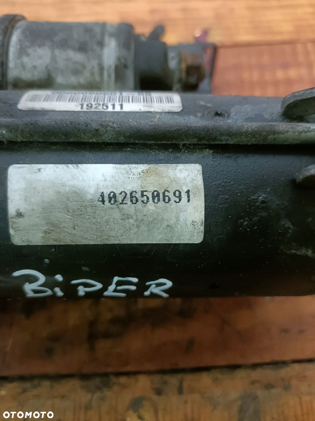 PEUGEOT BIPPER 09-11 r. 1,4 HDI ROZRUSZNIK STARTER 402650691 + - 2