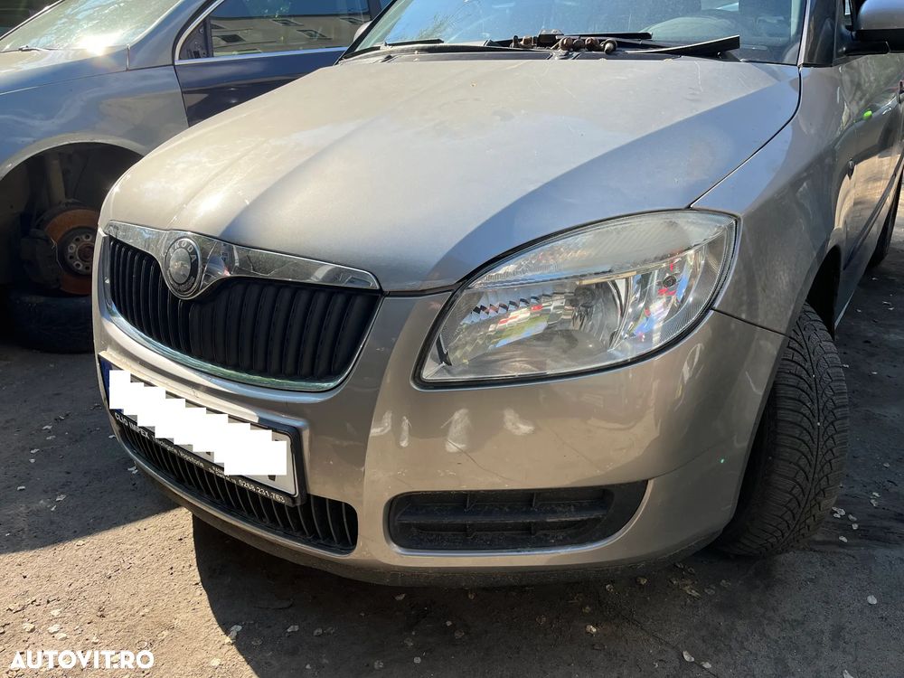 Bara fata completa Skoda Fabia 2 non facelift auriu bej 2008 - 5