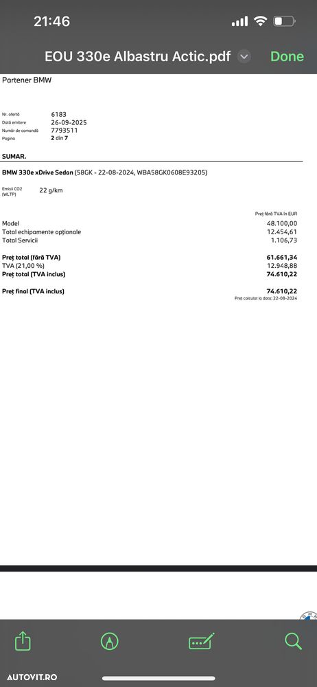 BMW Seria 3 330e xDrive AT PHEV - 36