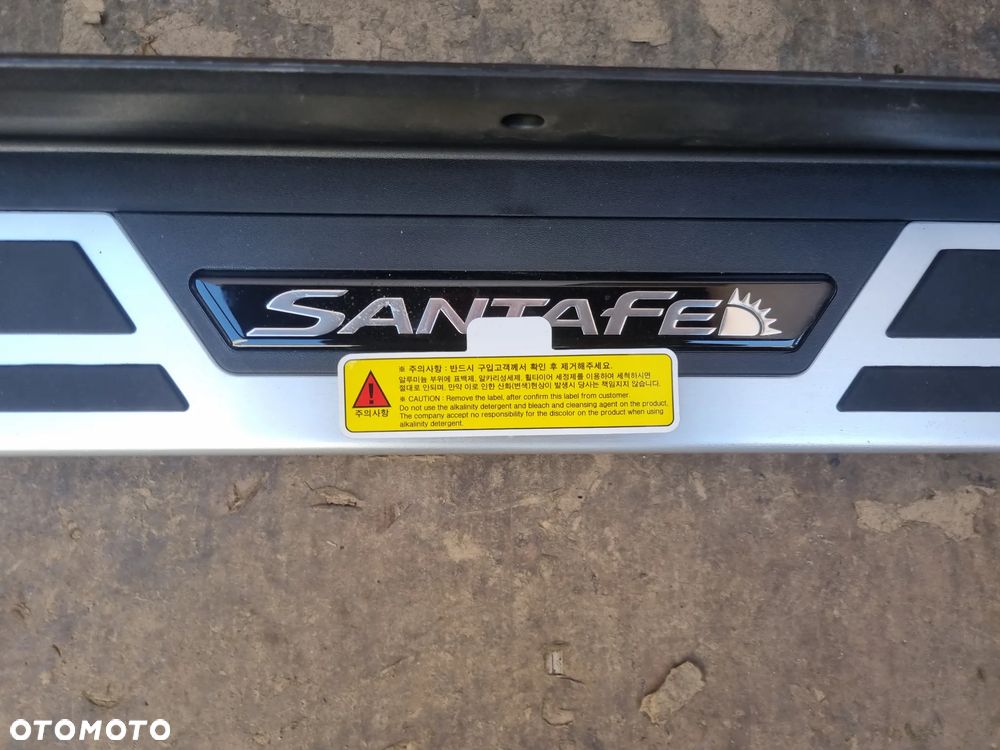HYUNDAI SANTA FE III LISTWY PROGOWE L+P STOPIEŃ - 5