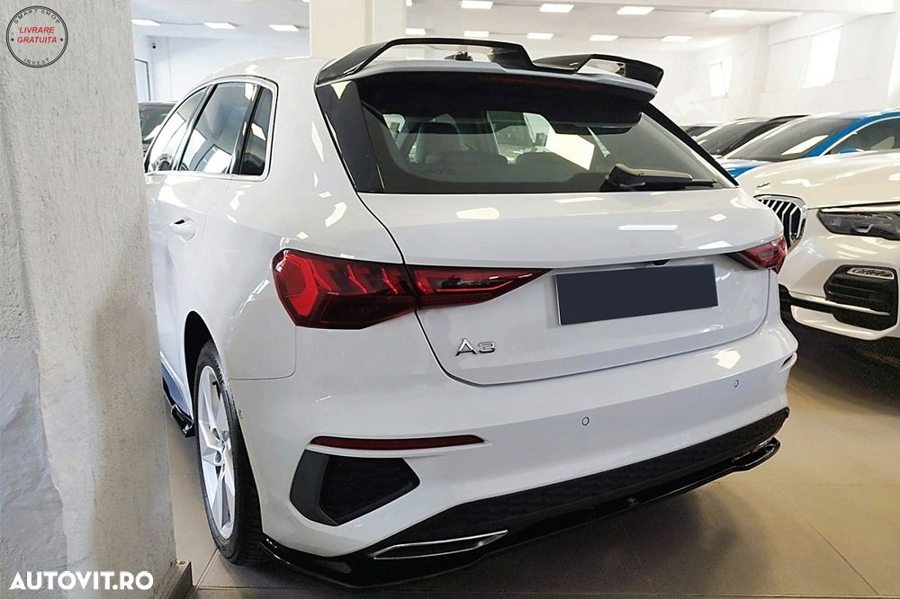 Eleron Luneta Spoiler Audi A3 8Y (2020-) Sportback Nevopsit- livrare gratuita - 8
