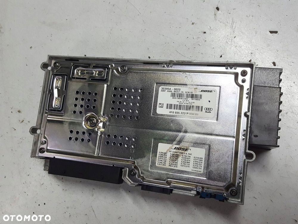 AUDI A6 C6 4F LIFT 08-11r WZMACNIACZ AUDIO BOSE 4F0035223P - 3