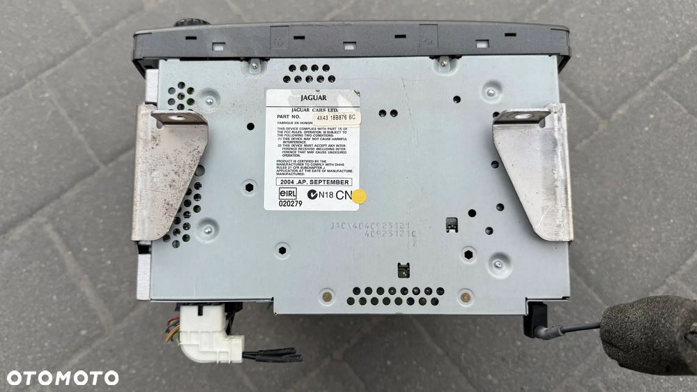 Navi JAGUAR X-TYPE RADIO CD WYŚWIETLACZ Radioodtwaracz klima CD nawigacja denso1x4310e8889gb 2004 japan 4x4318b876bc - 13