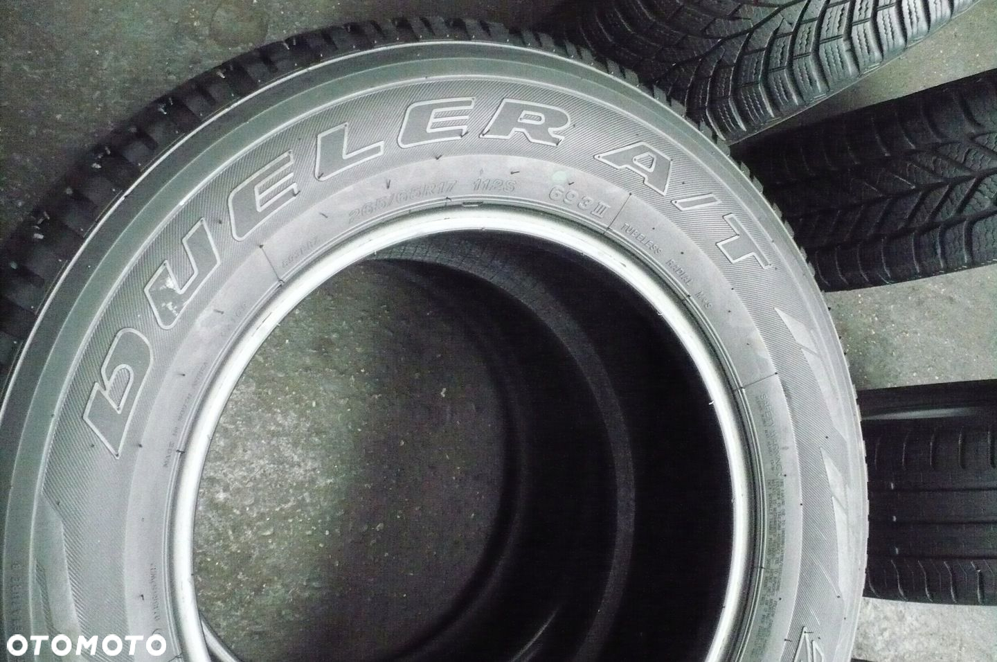 4x BRIDGESTONE Dueler AT 693 III 265/65R17 6,7mm-6,9mm 2022 - 5