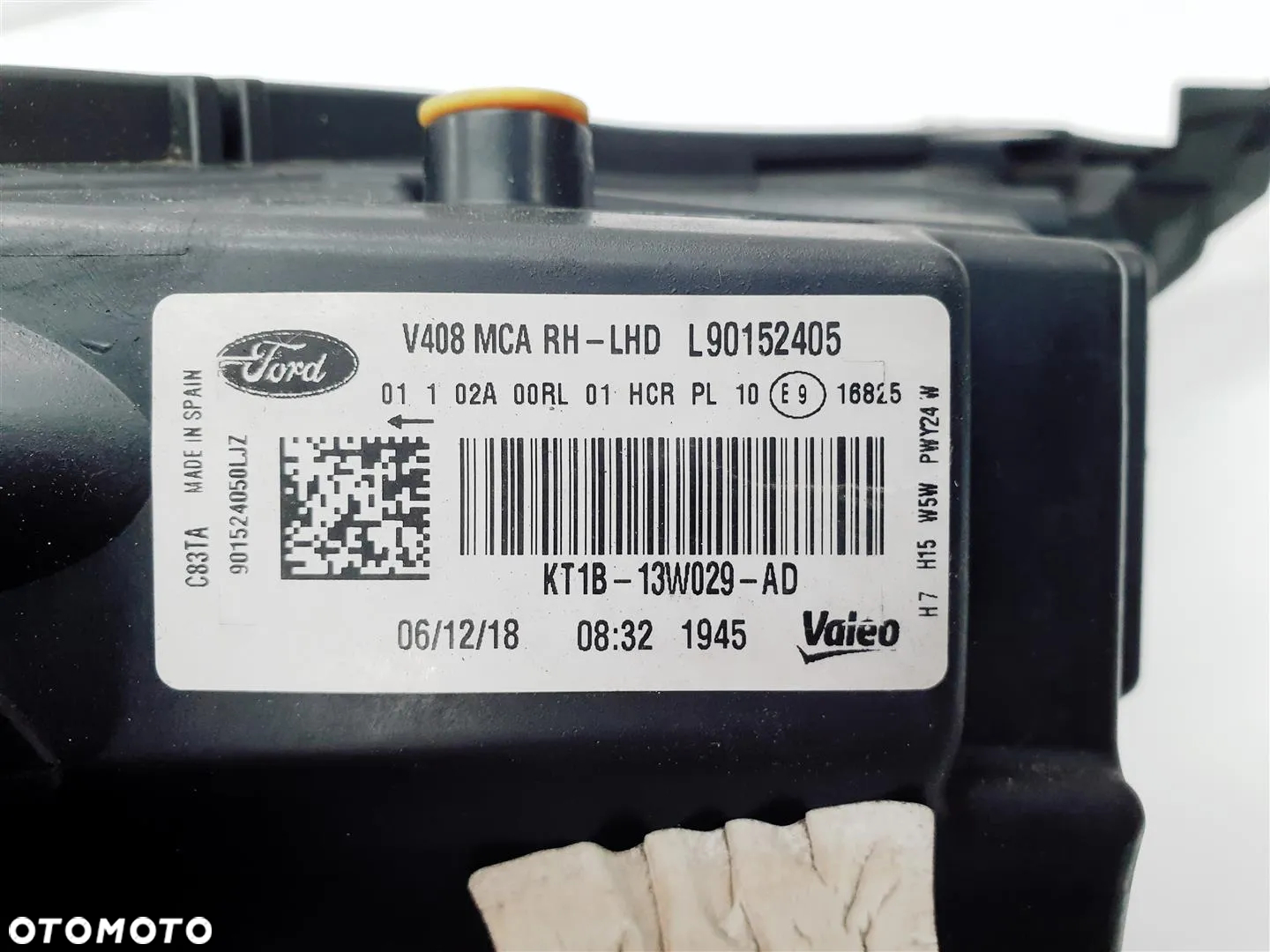 FORD TRANSIT TOURNEO CONNECT II MK2 LIFT 18r+ PRAWA LAMPA PRZÓD ZWYKŁA EU ! - 7