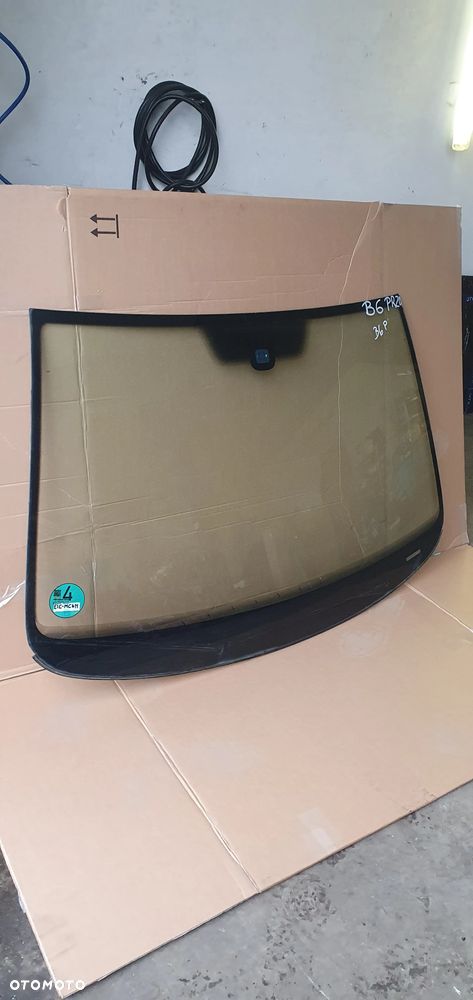 Szyba czołowa przód przednia pod sensor VW Passat B6 AS1 - 3