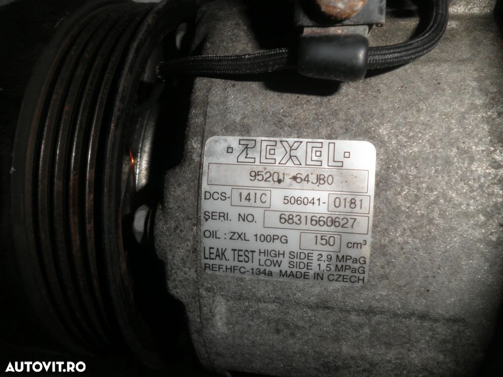 Compresor AC Suzuki Grand Vitara 2010 2.0 Benzina 95201-64JB0 9520164JB0 - 3