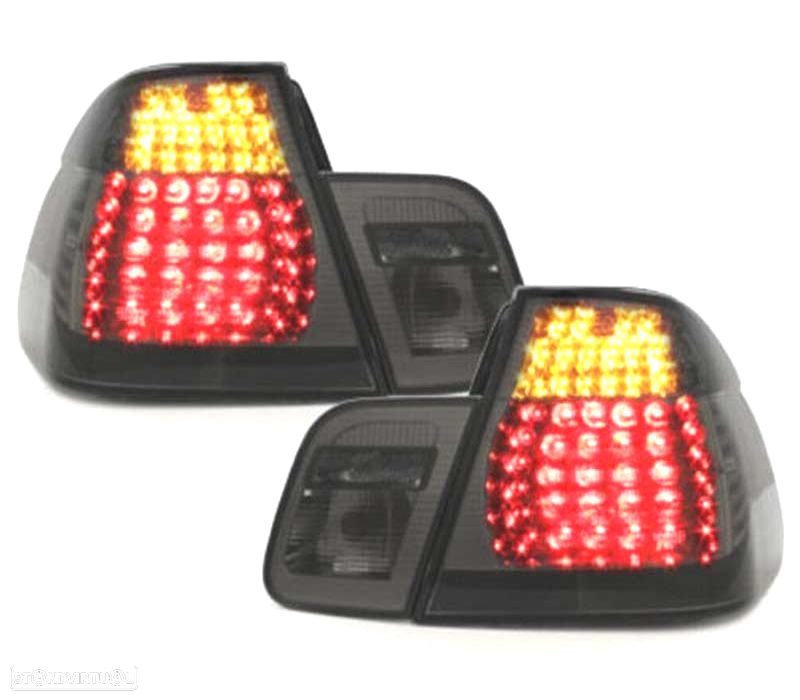 FAROLINS TRASEIROS LED BMW E46 98-01 ESCURECIDO LOOK M3 - 3