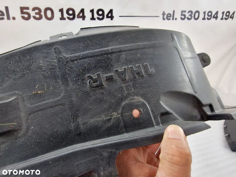 NISSAN MICRA K13 09- PRAWE NADKOLE PRZEDNIE PRZÓD NR 1HA-R , 63842-1HA0X / 3HN-R , 63842-3HN0A , NR AUKCJI N134 - 7