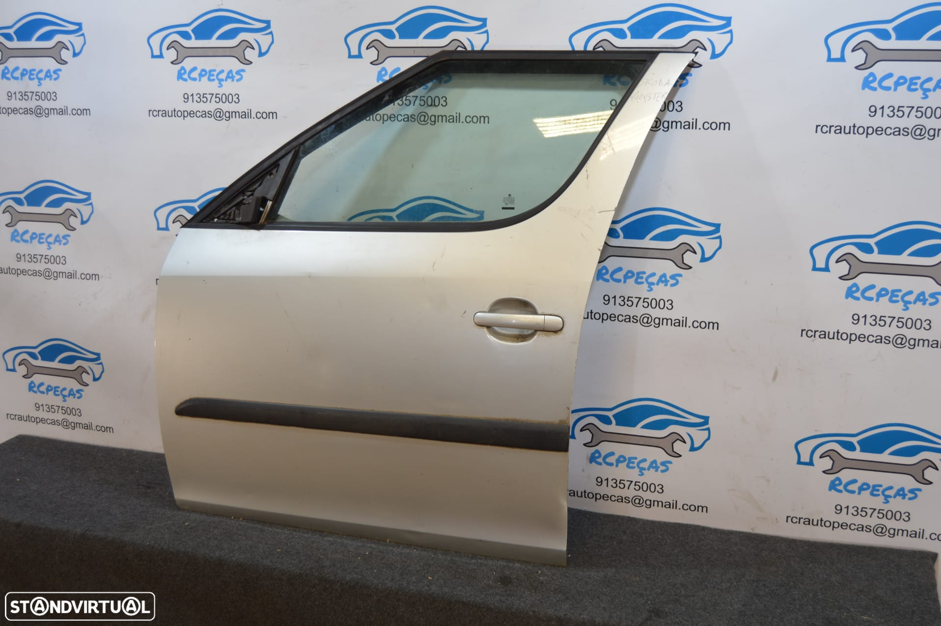 .PORTA FRENTE FRONTAL ESQUERDA SKODA ROOMSTER I 1 MK1 5J 5J7 FECHO ELEVADOR MOTOR PUXADOR VIDRO - 2