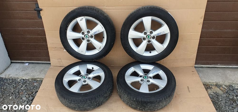 Alufelgi alusy z oponami 5x100 185/60 R15 Skoda Rapid 5JA601025 - 1