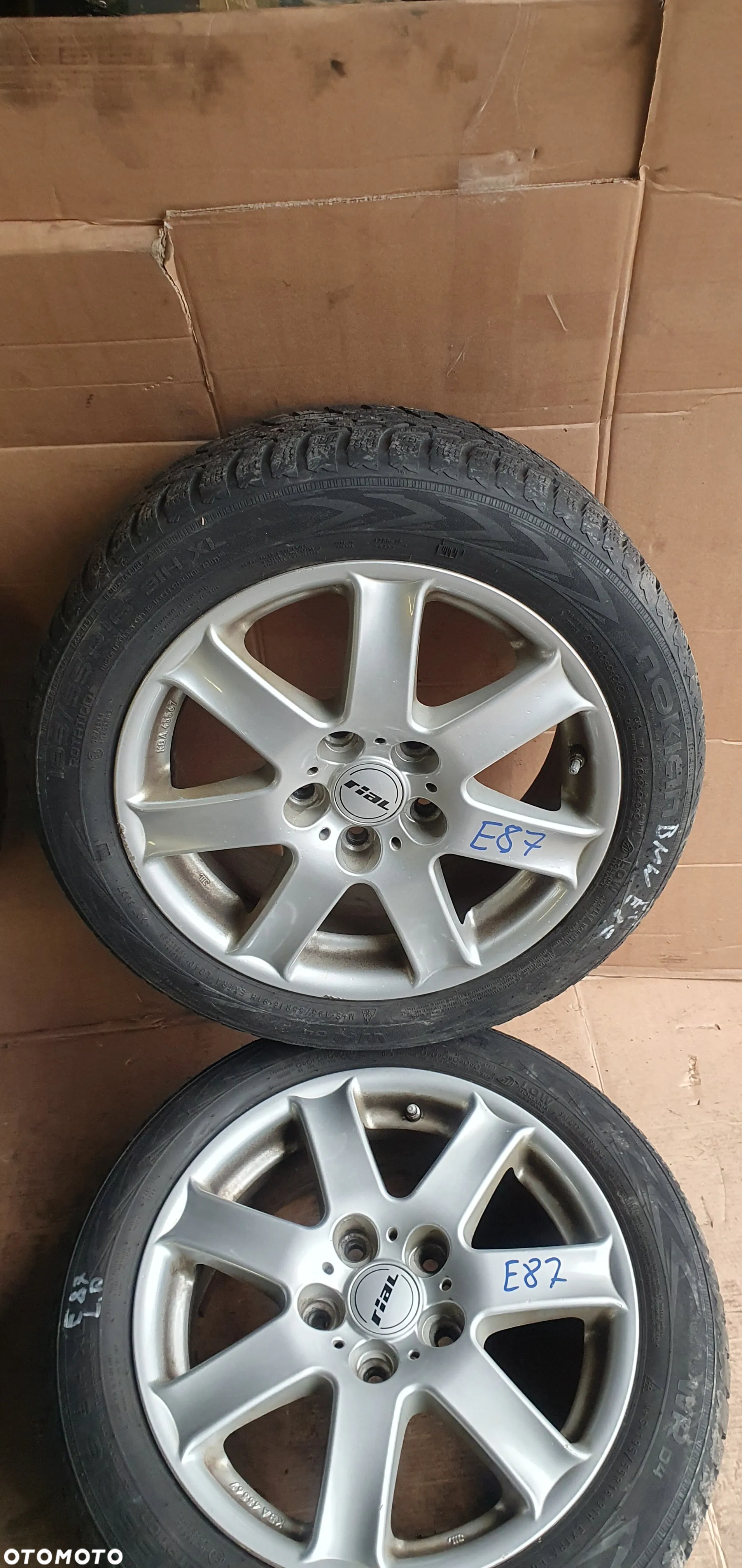Alufelgi z oponami Rial Germany 5x120 16 7J ET44 195/55 R16 BMW KBA45567 - 2